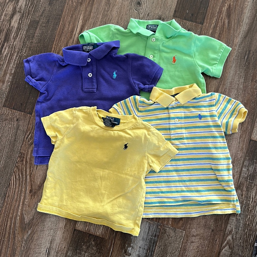 Boys polos. 3 collard on t shirt.